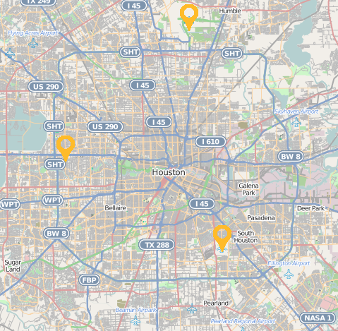 City of Houston Map